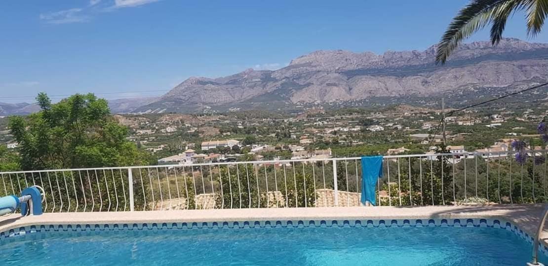 Haus Mit Pool Und Meerblick Altea Exterior foto